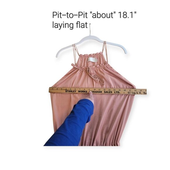 ASOS Jetset Diaries Peach Omara Maxidress size S (tall fit) - Picture 8 of 12